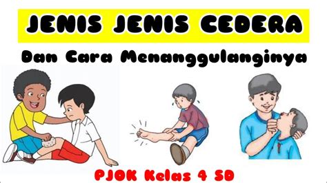 Jenis Jenis Cedera Dan Cara Penanggulangannya Materi Pjok Sd Youtube