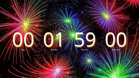 Silvester Countdown Neujahr