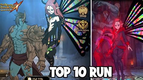 Top 10 Run Final Boss Drole And Gloxinia Global Easy Clear Seven Deadly Sins Grand Cross Youtube