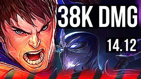 Garen Vs Shen Top 900 Games 38k Dmg Euw Diamond 14 12 Youtube