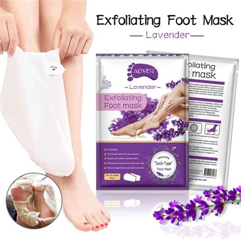 Foot Mask Exfoliating Renewal Pedicure Remove Dead Skin Heel Socks Peeling Foot Care Ginger