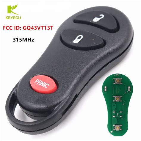 Keyecu Replacement New Button Mhz For Chrysler Pt