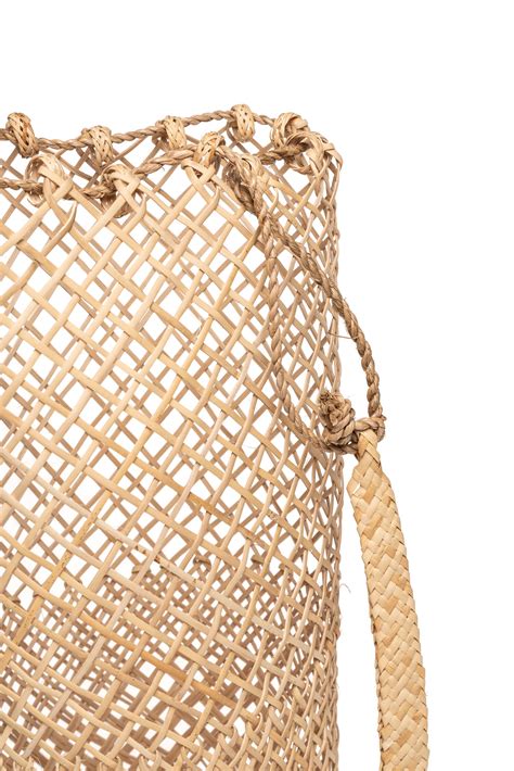 Couleur Locale Rotan Windlicht Borneo Met Glas Couleur Locale