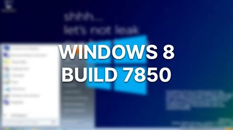 Windows 8 Build 7850 Install Tutorial Youtube