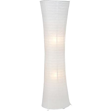 Trango Lampadaire Design Moderne I Lampe En Papier De Riz En Blanc Rond