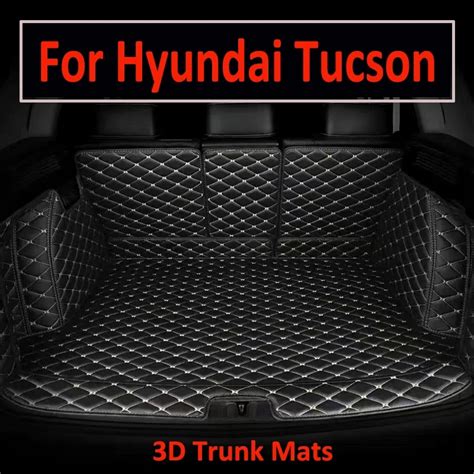 Car Trunk Protection Mats For Hyundai Tucson 2021 2022 2023 NX4 N Line