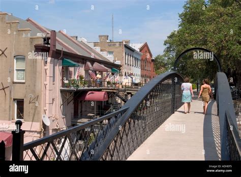 Factors Walk Historic District Savannah Georgia Stock Photo Alamy
