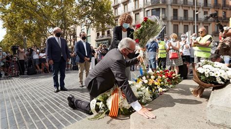 Cataluña Conmemora A Las Víctimas Del 17a En El Cuarto Aniversario De