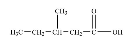 Draw A Structural Formula For 3 Methylpentanoic Acid Quizlet