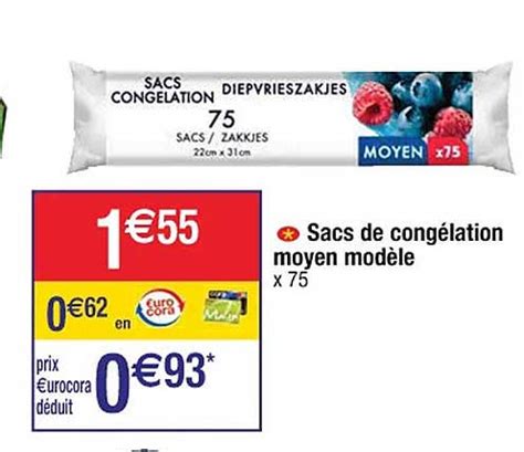 Promo Sacs De Congélation Moyen Modèle chez Cora iCatalogue fr