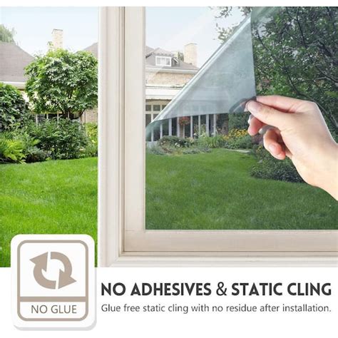 Sun Uv Blocking Reflective Privacy Window Film One Way Mirror Film