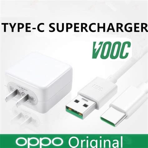 Oppo Original Charger Micro Usb Type C Vooc V A Cable And Adapter