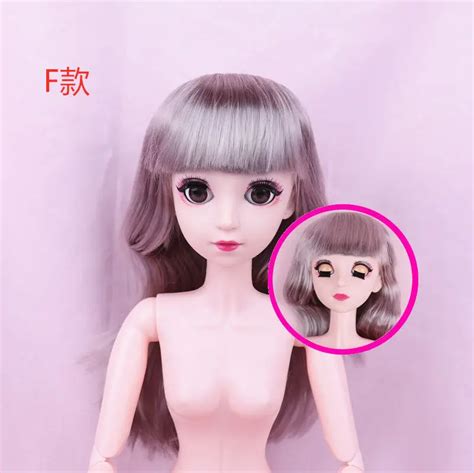 Best 60cm BJD Doll 1 3 Joint Movable Nude Human Body Plastic Female