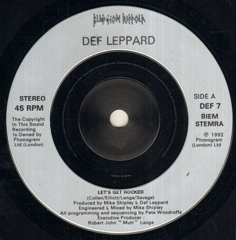 Def Leppard Let S Get Rocked Records Lps Vinyl And Cds Musicstack