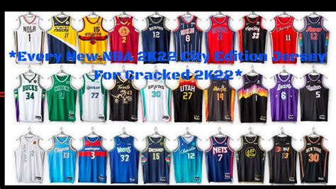 How To Install 2022 City Edition Jerseys For Nba 2k22 Youtube