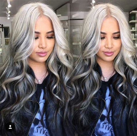 Blonde To Black Ombre Ombre Hair Color Grey Hair Wig Ombre Hair