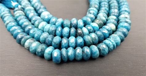 9MM Chrysoprase Faceted Rondelle Gemstone Beads Chrysoprase Beads