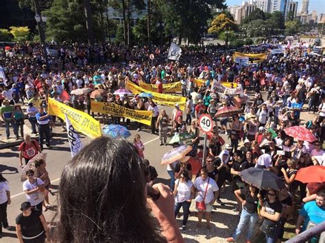 G1 Em Greve Professores E Funcionários Estaduais Protestam Em