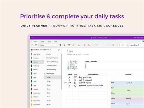 Onenote to do list template - dadsquiet