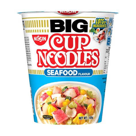 Nissin Big Instant Cup Noodles Seafood 105g