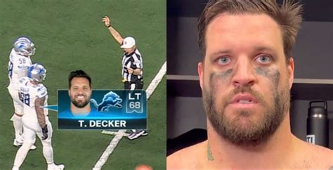 Lions' Taylor Decker On Controversial Penalty vs Cowboys: "I Went To ...