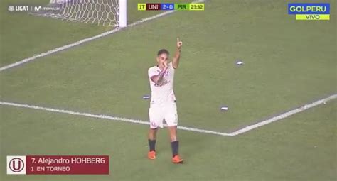 Universitario Alejandro Hohberg se estrenó con gol ante Pirata FC