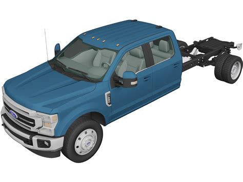 Ford F 550 Super Duty Crew Cab 3d Model 2020 3dcadbrowser