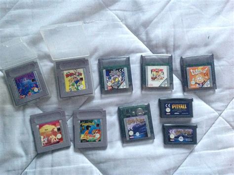 Vds Lot Jeux Gameboy Gb Color Gb Advance