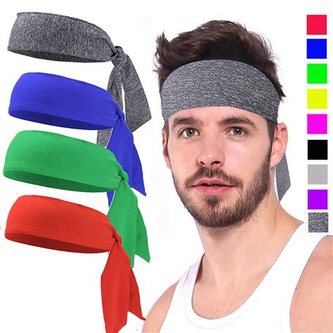 Head Tie Hair Back Band Sports Headband Men Women Ninja Bandana Wrap