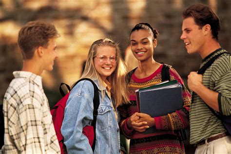 High School Students Socializing Free Photo Download Freeimages