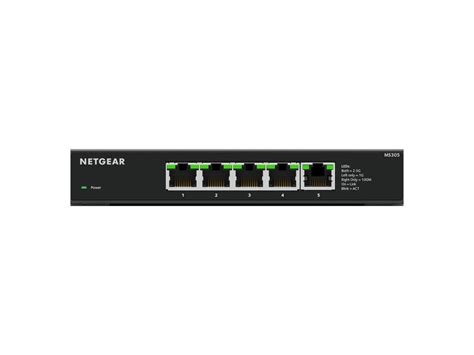 Netgear 5 Port Multi Gigabit 25g Ethernet Unmanaged Switch Ms305