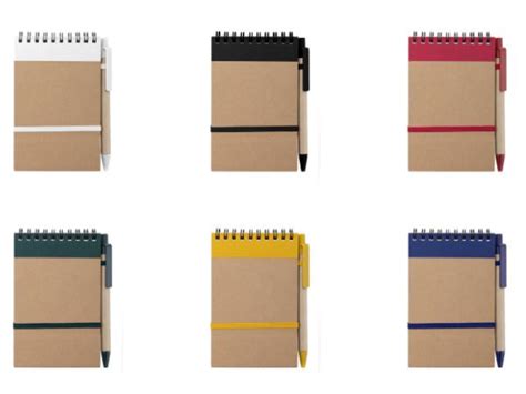 Cadeaux Cse Primes Carnet Spirales De Poche Avec Stylo En Carton