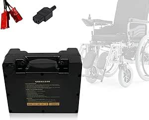 Amazon Sscyht Electric Wheelchair Battery V Lithium Battery Ah