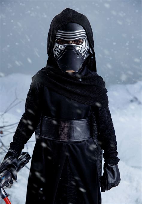 Child Deluxe Star Wars The Force Awakens Kylo Ren Villain Costume