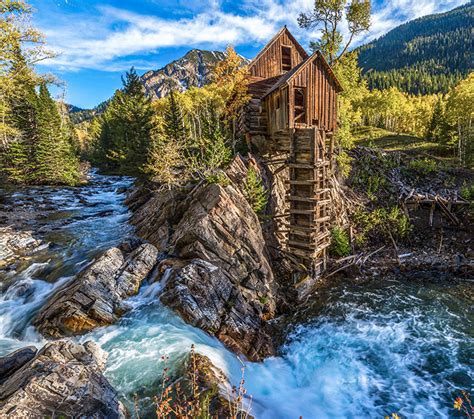 Colorado In Den Usa Wilde Fl Sse Tolle Berge Natur