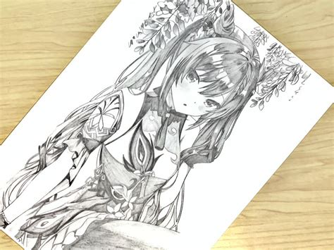 手描きイラスト 原神 刻晴手描きイラスト｜売買されたオークション情報、yahooの商品情報をアーカイブ公開 オークファン（aucfan