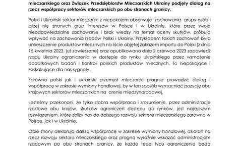 Wspólne stanowisko polskich i ukraińskich organizacji sektora