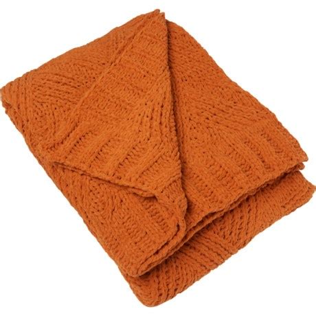 Artelier Nicole Miller Clefton Chunky Chenille Throw Blanket X