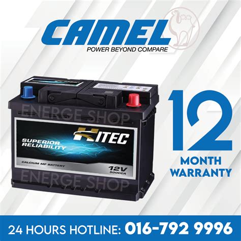 Free Installation HITEC MF 40B19L NS40ZL Car Battery Perodua