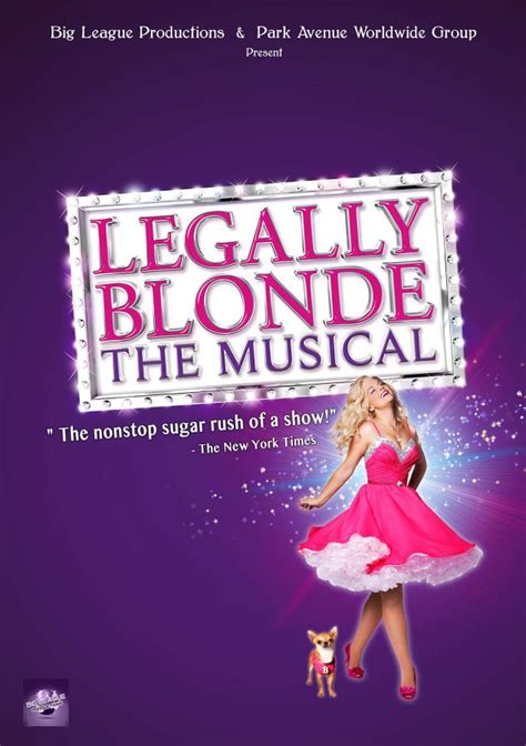 Legally Blonde The Musical VVP Events Calendar