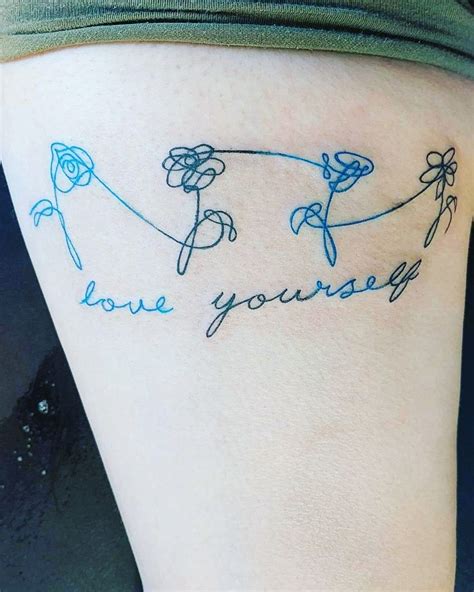 Bts Love Yourself Tattoo Love Yourself Tattoo Tattoos Bts Tattoos