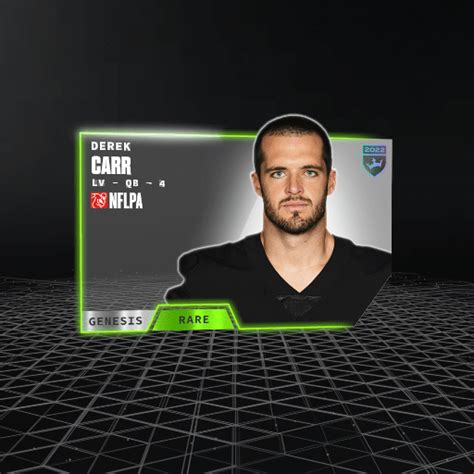 Derek Carr 2022 Genesis Set RARE NFT For Sale 2022 Reignmakers