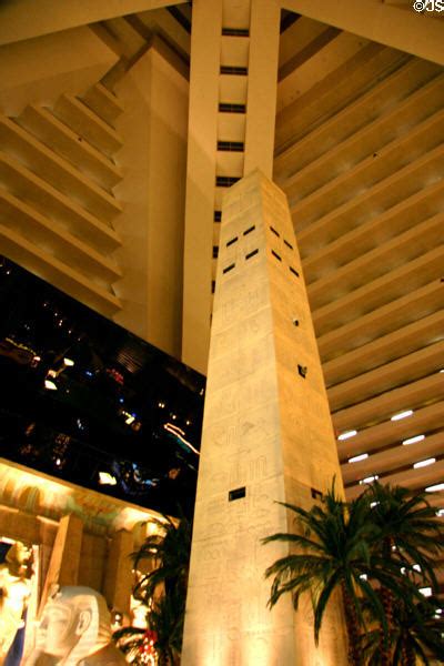 Interior Atrium Of Pyramid Of Luxor Las Vegas Hotel The Worlds Largest Atrium Las Vegas Nv