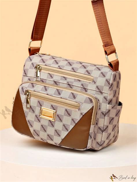 Bird In Bag Stylish Womens Cross Border Handbag With Double Layer