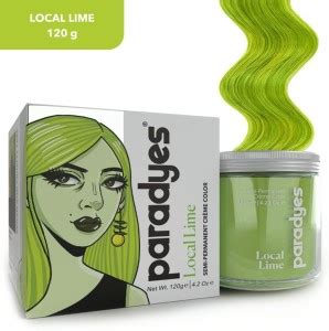 Paradyes Ammonia Free Local Lime Semi Permanent Hair Color 120gm