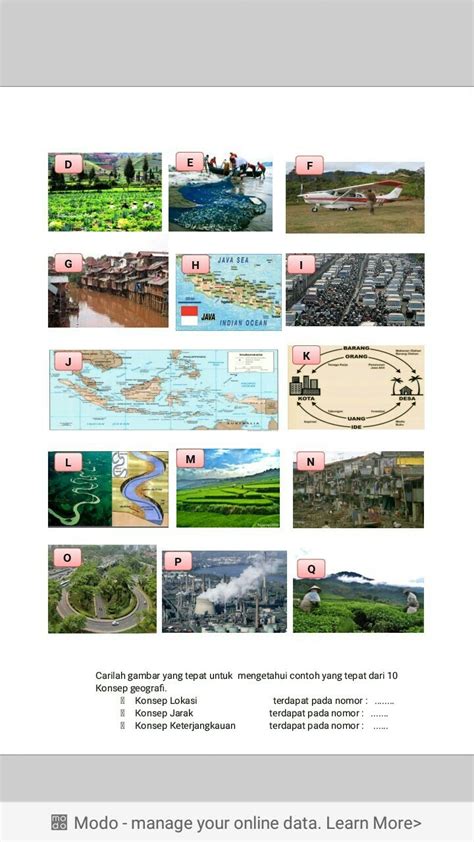 Contoh 10 Konsep Geografi - IMAGESEE