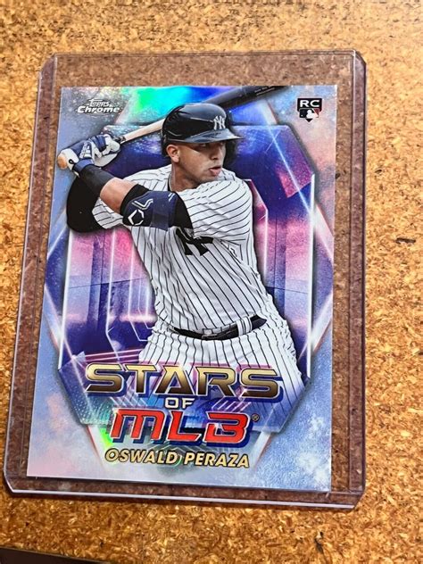 Topps Baseball Chrome Update Stars Of Mlb Smlbc Oswald Peraza