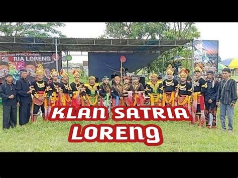 Tari Prajuritan Kuda Lumping Ebeg Klan Satria Loreng Youtube