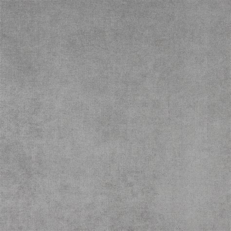 Sterling Silver Grey Solid Plush Velvet Upholstery Fabric