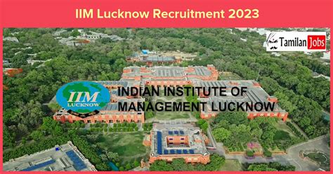 Iim Lucknow Recruitment 2023 Program Manager Jobs Apply Now